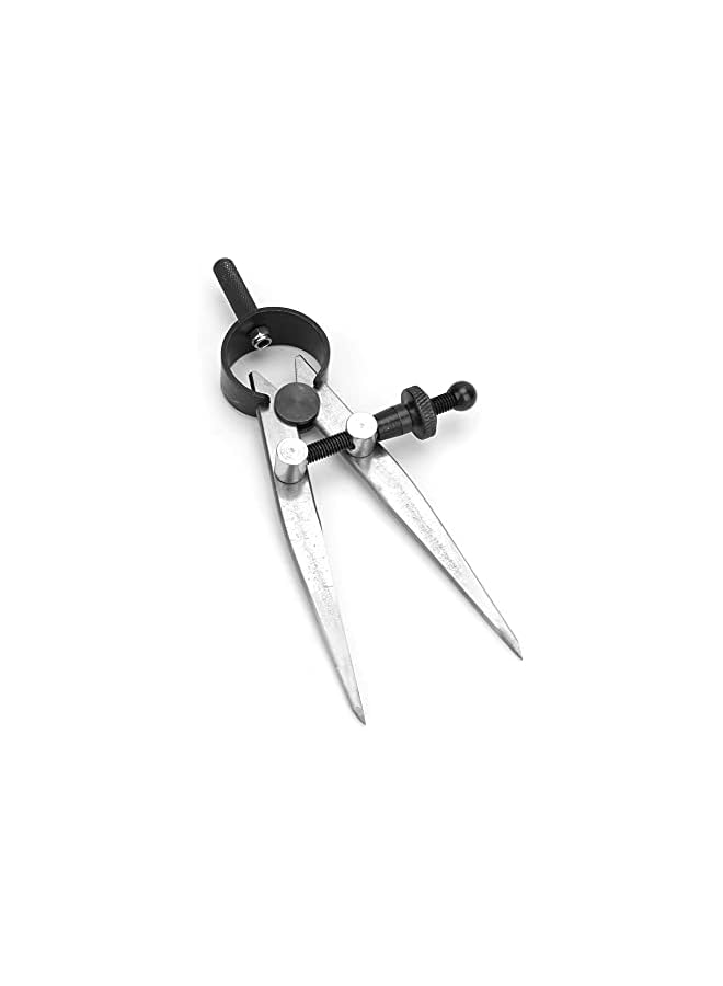 45# Steel Leather Craft Compass, Wing Divider Compass Spring Divider Caliper Leathercraft Compasses Professional Compass Drawing Tool for Drawing Circles, Angles, Measurements - Image 5